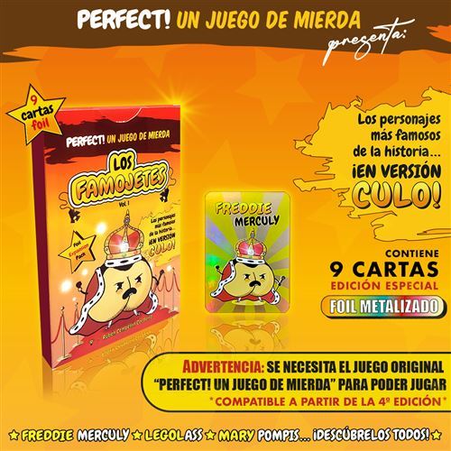 PERFECT! UN JUEGO DE MIERDA. LOS FAMOJETES. (EXPANSIÓN)