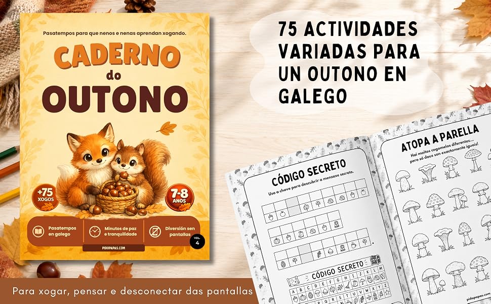 CADERNO DE OUTONO DE 7 A 8 ANOS