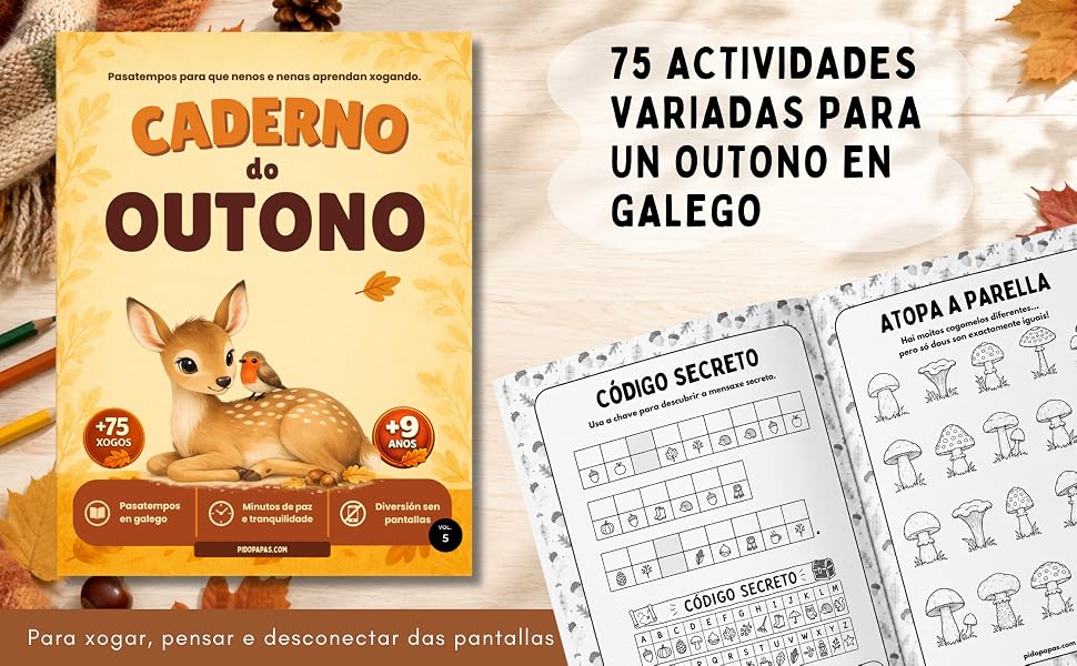 CADERNO DE OUTONO A PARTIR DE 9 ANOS