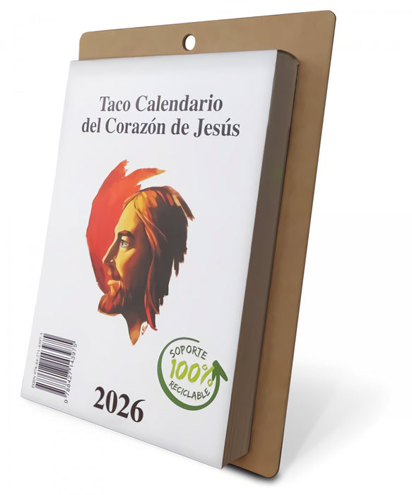 TACO 2026 CALENDARIO DEL CORAZON DE JESUS GRANDE
