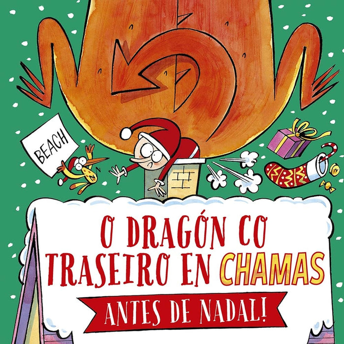 O DRAGÓN CO TRASEIRO EN CHAMAS ANTES DE NADAL!