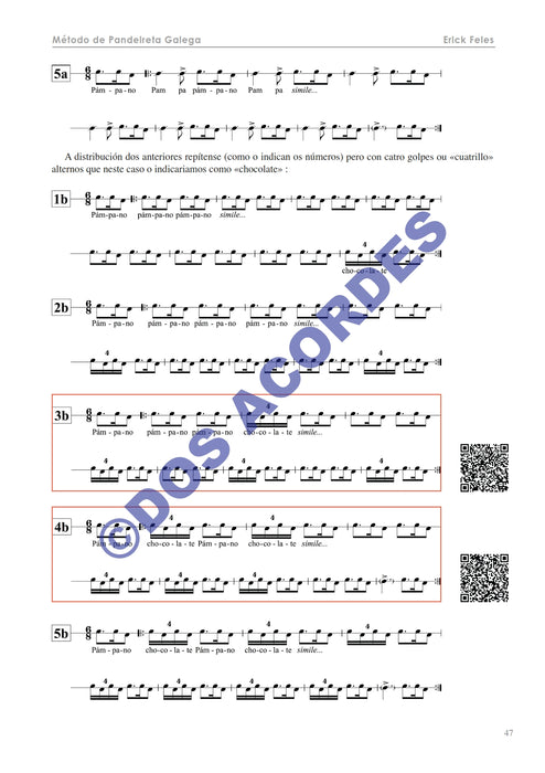 MÉTODO DE PANDEIRETA GALEGA