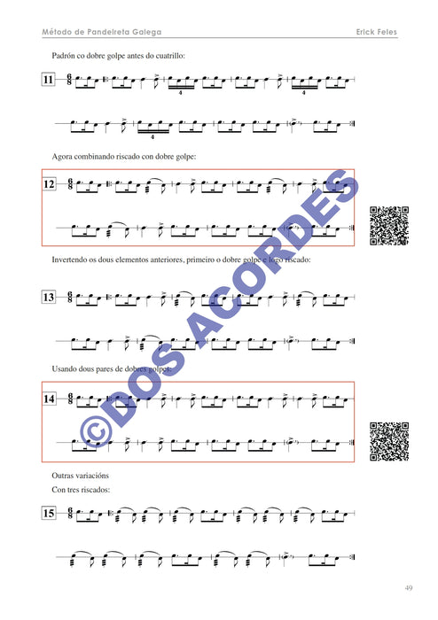MÉTODO DE PANDEIRETA GALEGA