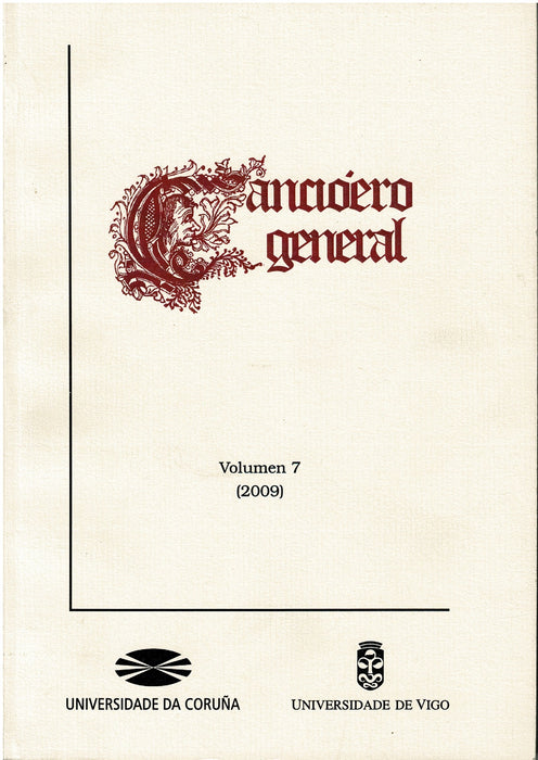 CANCIONERO GENERAL VOLUMEN 7 (2009)