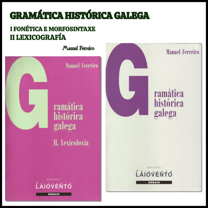 GRAMÁTICA HISTÓRICA GALEGA (DOUS TOMOS)