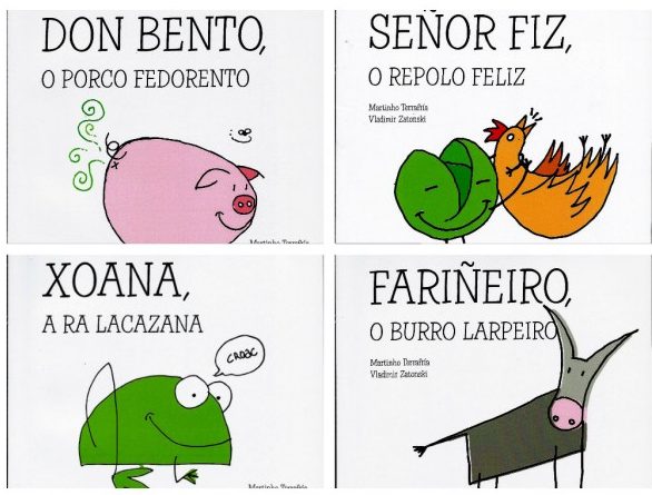 OS LIBROS DA MERENDA: FARIÑEIRO, SEÑOR FIZ, DON BENTO, XOANA