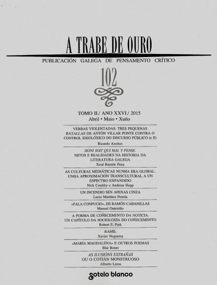 A TRABE DE OURO 102 ABRIL, MAIO, XUÑO 2015