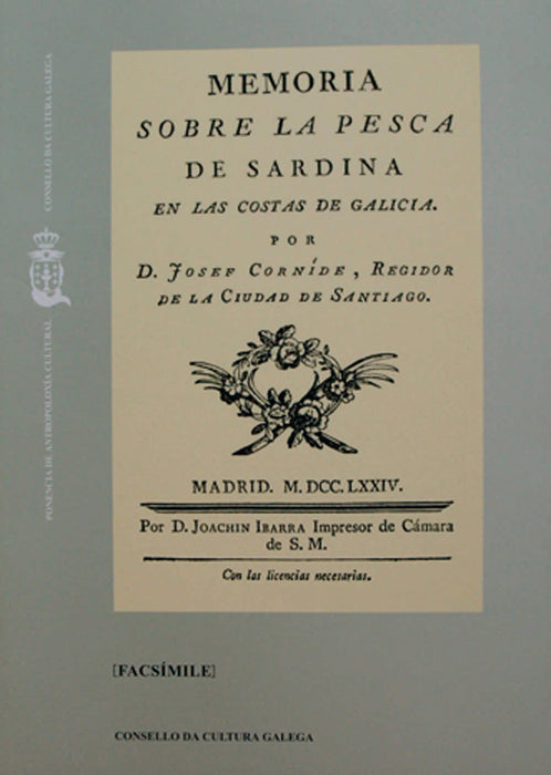 MEMORIA SOBRE LA PESCA DE LA SARDINA EN LAS COSTAS DE GALICIA