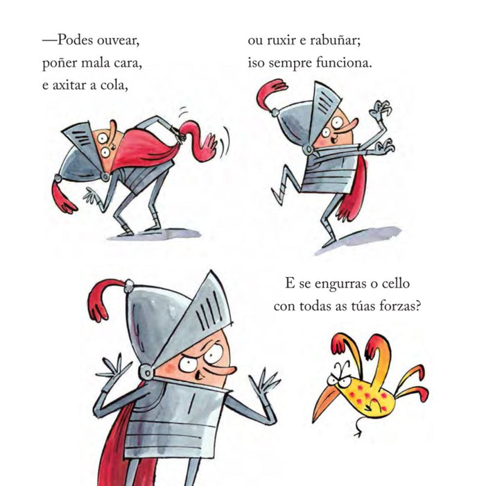 O DRAGÓN CO TRASEIRO EN CHAMAS
