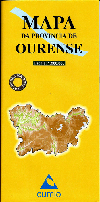 MAPA DA PROVINCIA DE OURENSE