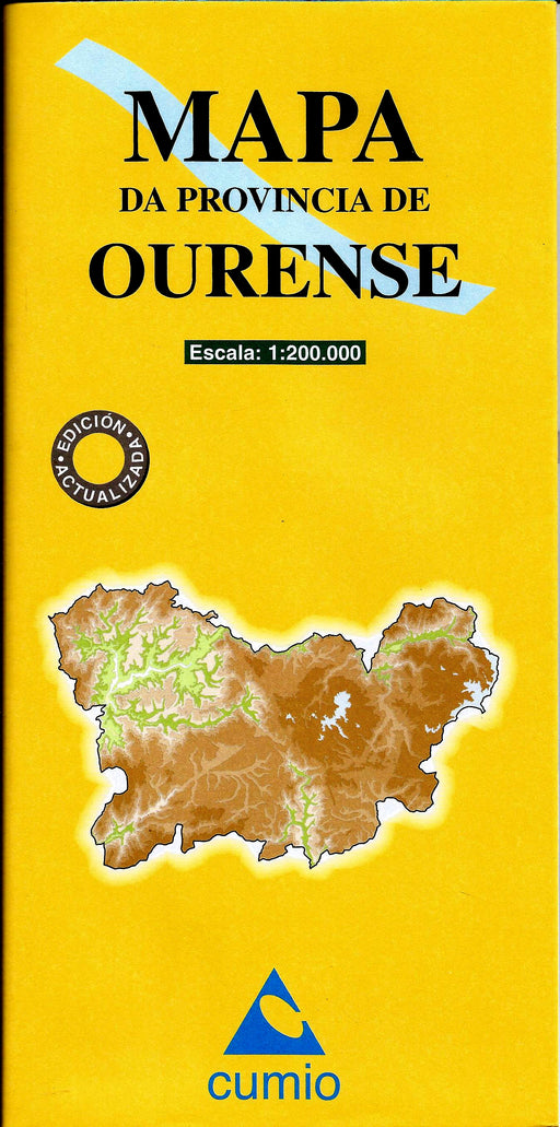 MAPA DA PROVINCIA DE OURENSE