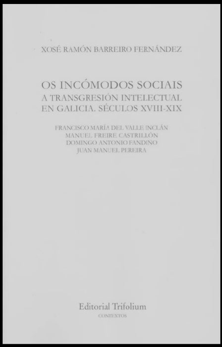 OS INCÓMODOS SOCIAIS