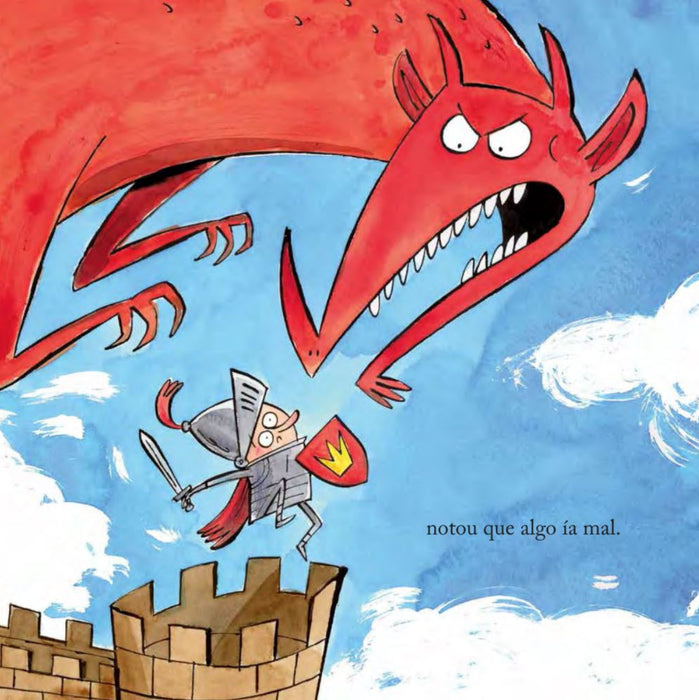 O DRAGÓN CO TRASEIRO EN CHAMAS